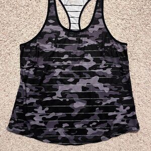 Zyia Active Havana Camouflage Racerback Tank Top Women's Size XL